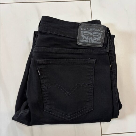 Levi's 711 skinny jeans Stretch size 30 black - never worn! - Picture 1 of 8
